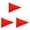 Orange 3PCS, variant on Flag Triangle Flag Reflective Flags Flag Pole Small Flag Red