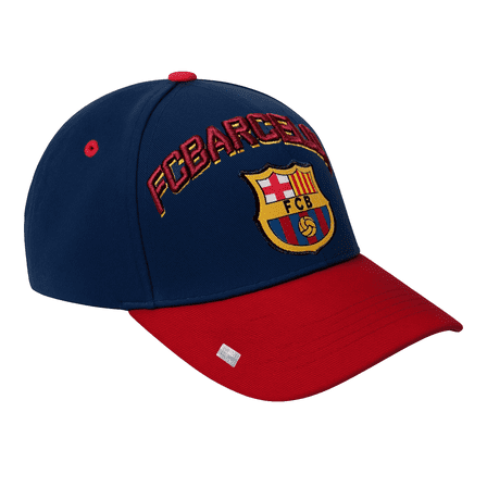 Rhinox FC Barcelona Adjustable Baseball Cap, Navy, Red