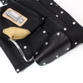 thumbnail image 5 of 9 Pocket Tool Belt Heavy Duty Suede Leather Fits Hammer And Nails - Black, 5 of 11