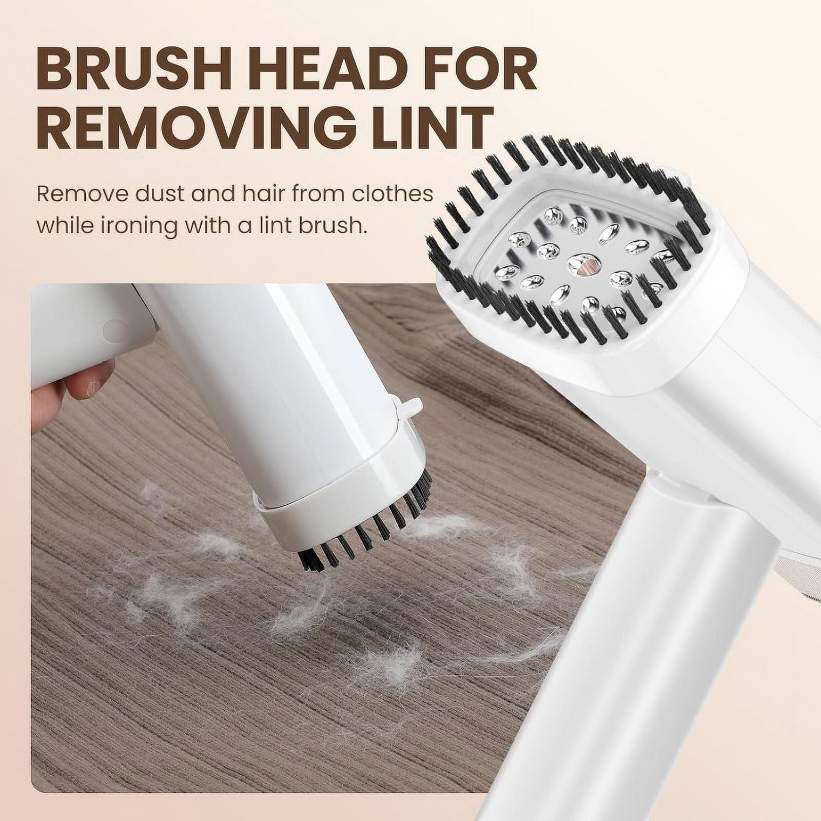 Household steam small handheld iron machine BEAUTURAL Steamer for Clothes, Foldable Handheld Clothing Wrinkles Remover for Garments, 30-Second Fast Heat-up, 1000w，111-220V