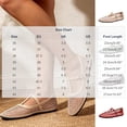 thumbnail image 3 of Samdudou Mary Jane Shoes for Women Closed Toe Flat Sandals Breathable Hollow Out Fishnet Mesh T Strap Buckle Vintage Casual Walking Footwear for Office Street, 3 of 9