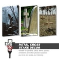 thumbnail image 7 of Relatives in Cemetery Cross Grave Stake Ground Ornament Decor for Son Memorial Sign Decoration Metal, 7 of 7