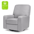 thumbnail image 7 of DaVinci Perry wood Swivel Glider Rocking Chair, Misty Gray, 7 of 7