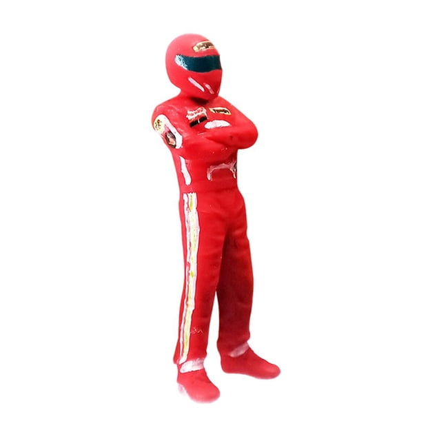Figura de Personas Sunnimix 1:64 Modelo de Ferrocarril Decoración Rojo