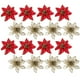 thumbnail image 5 of 24pcs Navidad Flor decorativa Flores artificiales Brillo Flor de Navidad, 5 of 7