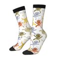 thumbnail image 1 of Wukai Chaussettes Mi-Mollet Imprimé Singe Dessin Animé, Design Impression 3D Chaussettes Adultes, Chaussettes de Sport Haute Élasticité Respirantes, Adaptées pour Quotidien, Unisexe, 1 of 6