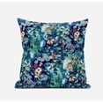 thumbnail image 2 of Amrita Sen Suede Light Blue Zippered Pillow With Insert CAPL403FSDS-ZP-18x18, 2 of 6