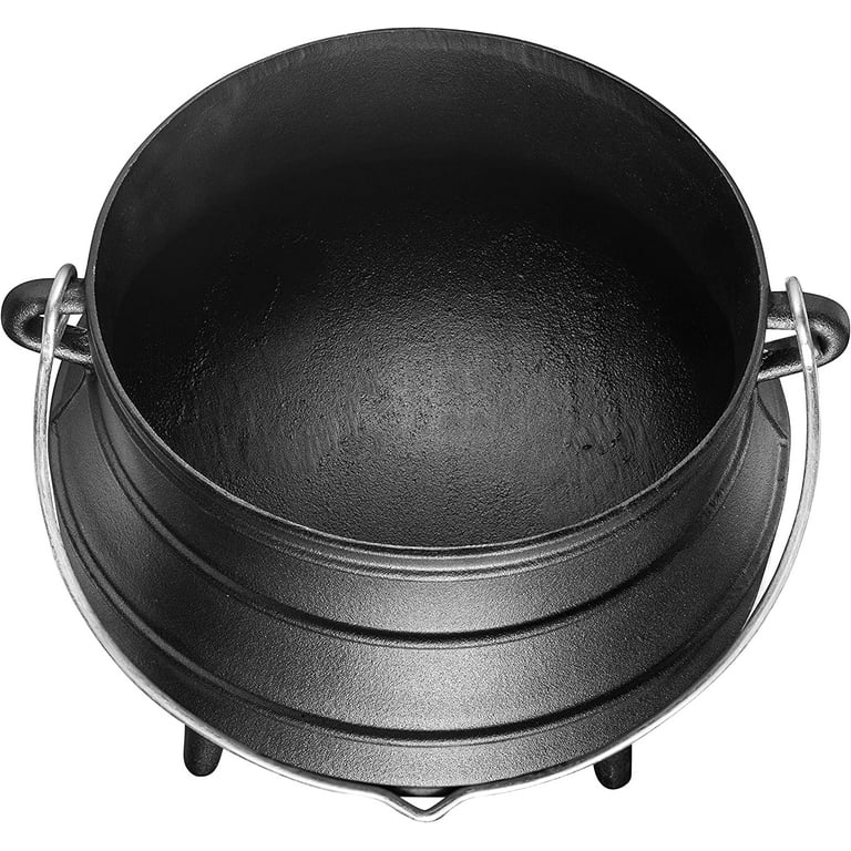 Bruntmor Pre-Seasoned Cast Iron Cauldron Potjie Pot