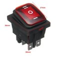 thumbnail image 1 of On-Off-On 6-Pin 12V Car/Boat LED Light Rocker Toggle Switch Latching Waterproof, 1 of 1