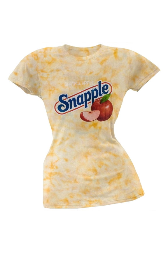 - Apple Cloud Washed Juniors T-Shirt - Small