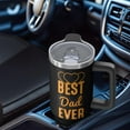 thumbnail image 4 of Best Dad Ever Commemorative Tumbler 40oz, Stainless Steel Insulated Dad Gift with Lid & Straw, Father's Day Christmas Birthday from Family, 4 of 5