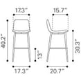 thumbnail image 5 of Banco de Bar Kessa Muebles Tangiers, 5 of 5