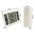 thumbnail image 4 of 2X TermóMetro InaláMbrico para Refrigerador, TermóMetro Digital para Congelador, Monitor de Temperatura con 4 Sensores para Interior y Exterior, 4 of 8