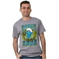 thumbnail image 3 of The Smurfs Kanji Street Scholar Men Big & Tall Graphic Tee Brisco Brands 2X, 3 of 5