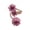 Z1-Purple, variant on Linnome Vintage Flower Shaped Curtain Tiebacks Resin Magnetic Drapery Holdbacks with Strong Magnets and Rope No Drill Decorative Window Curtain Holders 6.69x3.15in