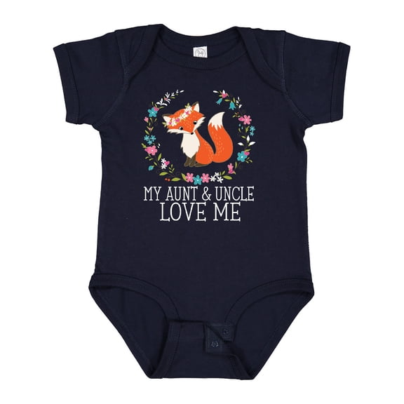 Inktastic My Aunt and Uncle Love Me Fox for Niece Girls Baby Bodysuit