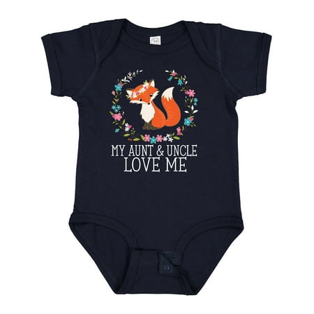 

Inktastic My Aunt and Uncle Love Me Fox for Niece Gift Baby Girl Bodysuit