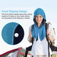 thumbnail image 4 of WHEANG Sport Hair Towel Wrap for Women Men Sweat Microfiber Thick Wipe Towel Quick Drying Sports Towel Outdoor Sports Fitness Yoga Sweat Absorbent Instant Towel Comfortable Soft Towel Black One Size, 4 of 7