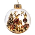 thumbnail image 2 of Glowing Christmas Story Ornament,Light Up Mini Holiday Scene,Christmas Tree Hanging Ornaments,Christmas Scene In Clear Acrylic Ball,Festive Keepsake Gift for Home Christmas Xmas Party Decoration, 2 of 8