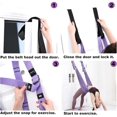 thumbnail image 4 of Leg Stretcher Strap, Backbend Training Belt with Door Anchor, Flexibility Trainer Stretching Equipment Assist Stretch Strap, 4 of 5