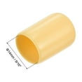 thumbnail image 3 of Uxcell 100pcs Round Rubber End Caps 9/16"(14mm) Beige Vinyl Cover Screw Thread Protectors, 3 of 3