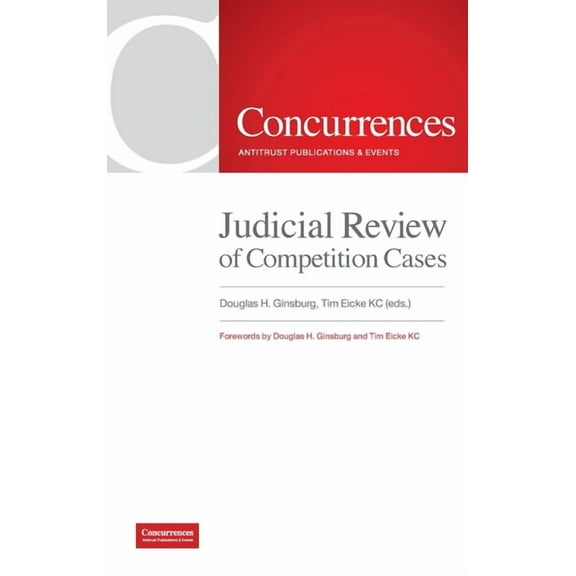 Judicial Review of Competition Cases, (Hardcover)