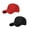 black+red, variant on Classic Baseball Caps for Men Women, 2 Pack Breathable Golf Dad Hats, Adjustable Solid Color Soft Sports Caps, Casual Summer Headwear Set