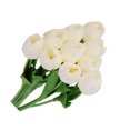 thumbnail image 4 of Flores artificiales para el hogar, oficina, simulación, decoración floral, banquete de boda, adorno de flores falsas, blanco 10 Piezas Speravity HA9005-01B, 4 of 6