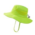 thumbnail image 3 of Husfou Kids Sun Hat, Summer Toddler Hats Breathable for Girls Boys Baby UPF 50+ Beach Hat Adjustable for 12 months-5 years Wide Brim Caps Sun Protection Bucket Hat Children Hat, 3 of 5