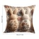 thumbnail image 3 of Funda de cojín con diseño de conejo de Pascua | Diseño con bordado falso | Funda de cojín de sofá de poliéster multicolor | Funda de cojín decorativa de 45 x 45 cm, 3 of 6