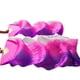 thumbnail image 1 of Abanico para danza del vientre WJPUUS de seda artificial, blanco degradado, morado, 1 of 5