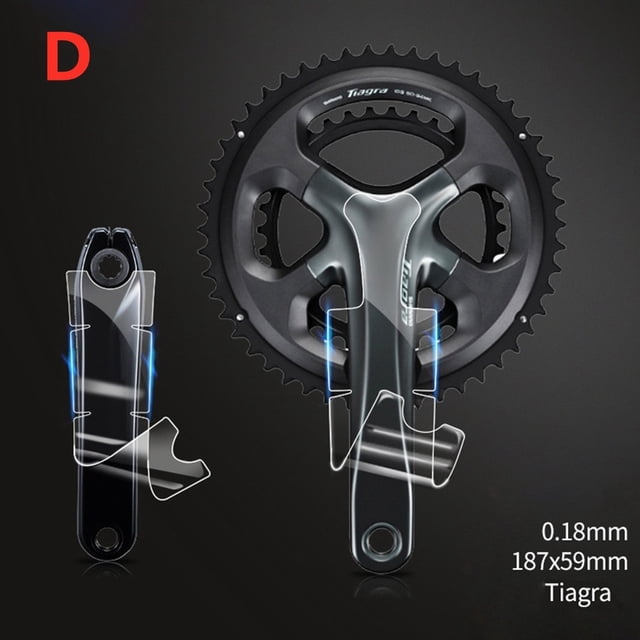 Bicycle Crank Protector Stickers Decals Bike Adhesive TPH For SRAM for SHIMAN0