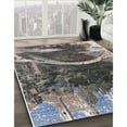 thumbnail image 2 of Ahgly Company Indoor Rectangle Mid-Century Modern Black Oriental Area Rugs, 5' x 7', 2 of 6