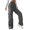 A-Dark Gray450, variant on Women's Drawstring Cargo Pants Side Pocket Straight Cut Spring Vacation Wide Leg Trousers