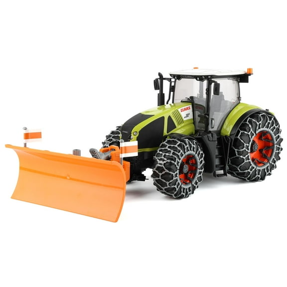 Bruder 1/16 Claas Axion 950 Tractor with Snow Chains & Snow Blade 03018