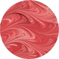 thumbnail image 1 of Ahgly Company Machine Washable Indoor Round Transitional Red Area Rugs, 3' Round, 1 of 7