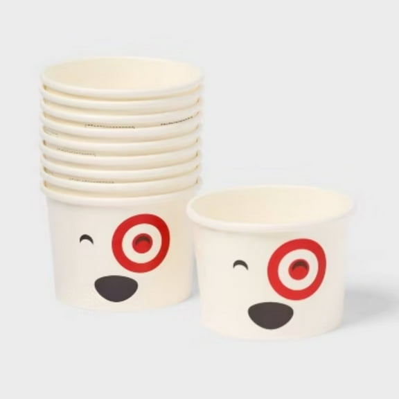 Target Bullseye Treat Cup 10ct - Spritz