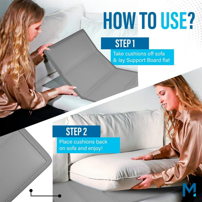 Meliusly® Sofa Cushion Support Board (21x70) - Couch Supports for Sagging Cushions  Couch Saver for Saggy Couches Under Couch Cushion Support for Sagging Seat  Sofa Support for Sagging 