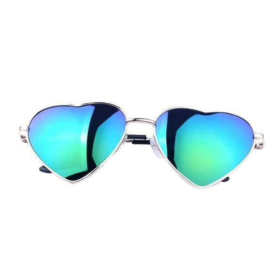 MOKKHNB Heart Shape Glasses Multi 1Pcs