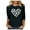 Black, variant on Tops for Women Trendy Fashion Casual Crewneck St. Patrick's Print leeve Athletic Blouse Army Green 3XL