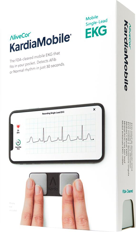 KardiaMobile Card Personal EKG Monitor – Fits in Your Wallet – Detects AFib  and Irregular Arrhythmias – Instant Results in 30 Seconds – Easy to Use –