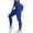 Blue, variant on Vekome Running Leggings for Women High Waisted Butt Lift Yoga Pants Seamless Solid Lightweight Tights Blue L