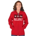 thumbnail image 3 of Periodically Nerdy Chemistry Science Zip Up Hoodie Men's Women's Brisco Brands M, 3 of 6