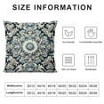 thumbnail image 5 of COMIO Navy Blue Boho Pillow Covers, Bohemian Ethnic Carpet Pattern Design Decorative Throw Pillows Blue Print Farmhouse Cushion Pillow Covers for Sofa Couch Outdoor Decor, 5 of 5