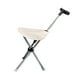 thumbnail image 1 of Bastón De Trekking Con Asiento, Plegable Y Portátil, Ideal Para Playa, Senderismo, Camping, Color Beige Y . Beige, 1 of 8