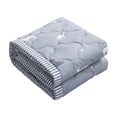 thumbnail image 2 of Apmemiss Clearance Gray Washed Cottons Summer Quilt Soft Cutis-Friendly Air-Conditioning Quilt Concise Solid-Color Lightweight Student Quilt, 2 of 6