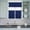 Blue, variant on 3 Piece Kitchen Curtains and Valances Set Brown Pure Color Cafe Curtains 24 Inch Length Aesthetics Contemporary Luxury Valance & Tier Curtain for Living Room Bedroom Small Window 54"x18" 27"x24"*2