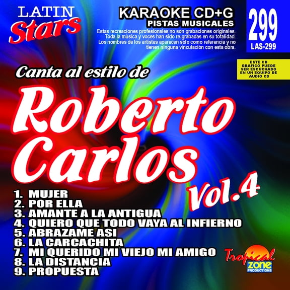 Karaoke Latin Stars 299 Roberto Carlos Vol. 4