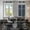 E, variant on Specollect Shaded Window Film Blackout Window Film with Installation Tools, Privacy Frosted Sun Blocking Black Window Cover Room Darkening Window Tint for Home Static Cling Light Blocking