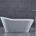 thumbnail image 3 of Bellaterra Home BA7529 67 in. Melun Freestanding Bathtub, White, 3 of 4